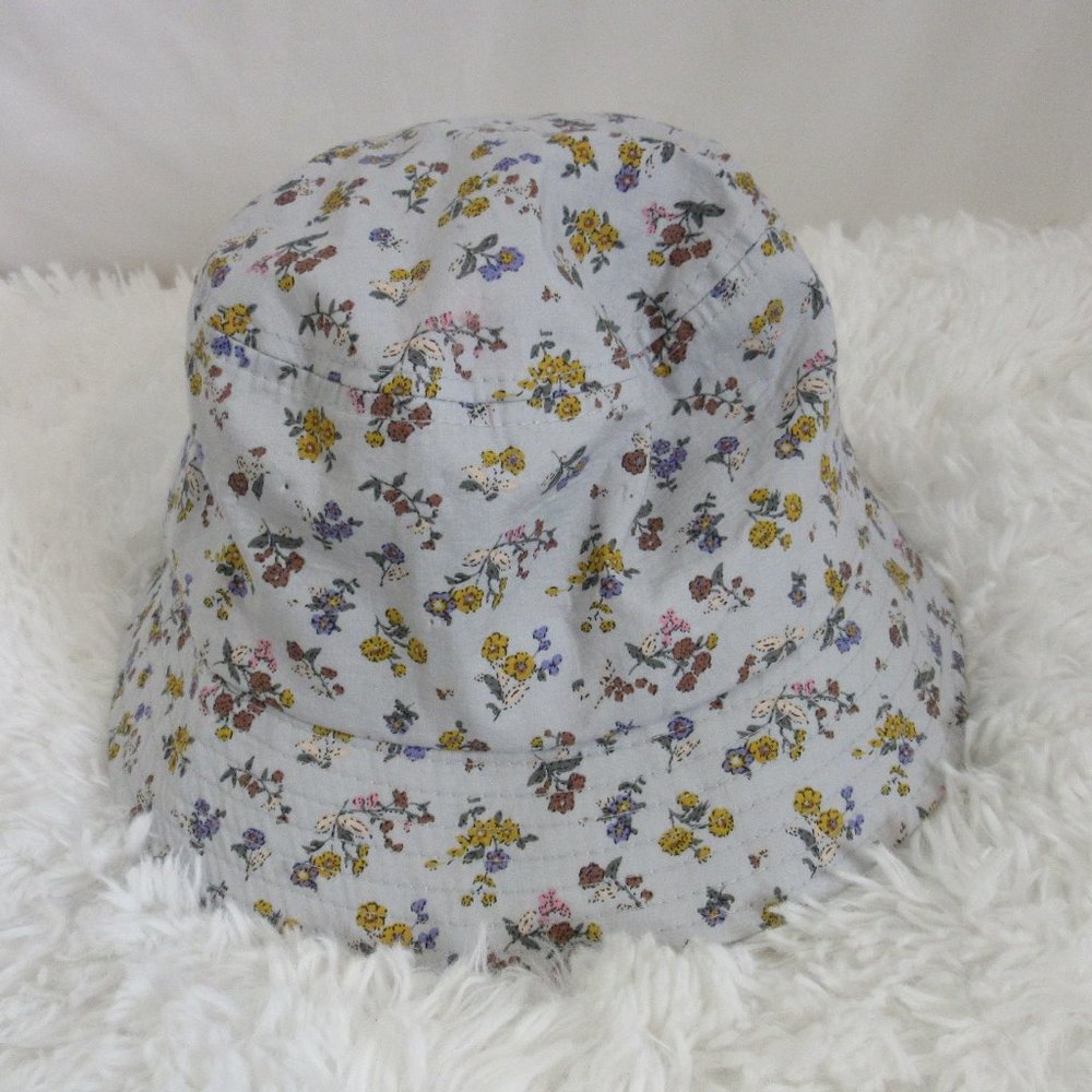 David and Young Bucket Hat Ditsy Floral Print Airy 100% Cotton Packable Travel
